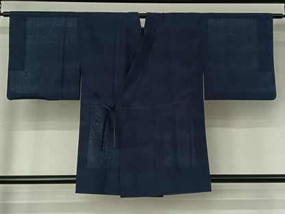 平和屋着物▽道中着 スリーシーズン 春夏秋 塵除け 霞文 暈し染め 正絹 逸品 AABG8682jh