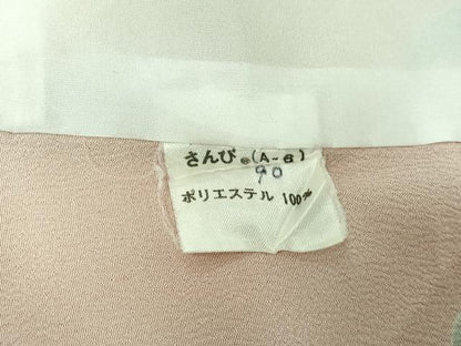 平和屋着物▽小紋 単衣 草花文 さんび謹製 洗える着物 AABG8703jh