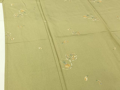 平和屋着物▽上質な小紋 単衣 成り物 ますいわ屋扱い 正絹 逸品 AABG8722jh
