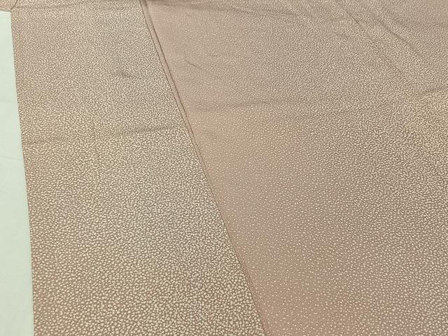 平和屋着物▽上質な小紋 単衣 霞文 正絹 逸品 AABG8753jh