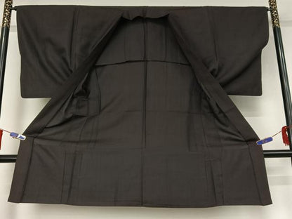 平和屋着物▽男性 羽織 スリーシーズン 春夏秋 塵除け 檳榔子染色 正絹 逸品 AABG8760jh