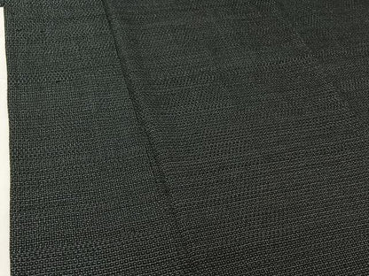 平和屋着物▽男性 本塩沢 単衣 90亀甲 総詰め 正絹 逸品 AABG8761jh