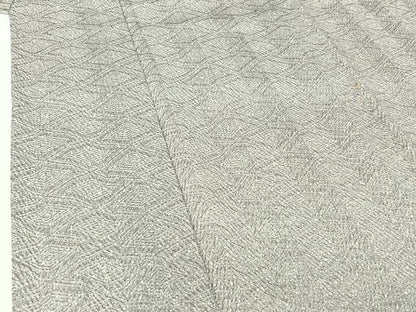 平和屋着物▽上質な小紋 単衣 絞り 霞文 正絹 逸品 AABG8764jh