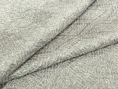 平和屋着物▽上質な小紋 単衣 絞り 霞文 正絹 逸品 AABG8764jh