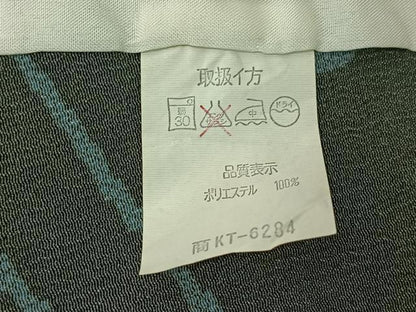 平和屋着物▽小紋 単衣 流水文 洗える着物 AABG8765jh