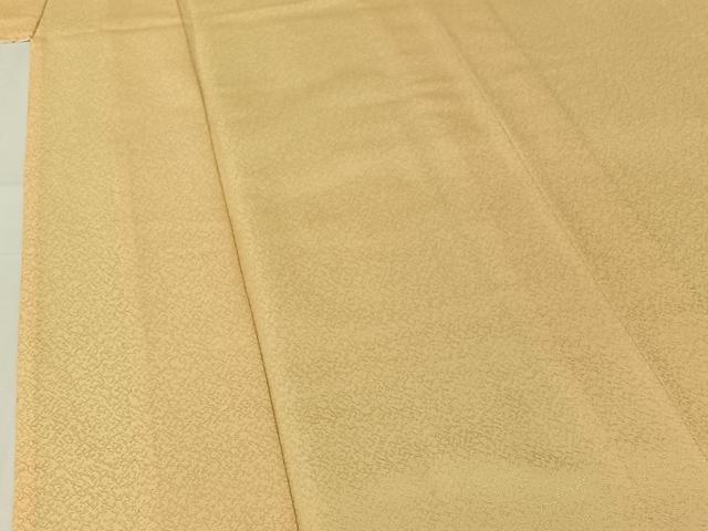 平和屋着物▽色無地 単衣 蜂蜜色 洗える着物 AABG8770jh