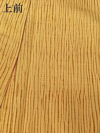 平和屋着物▽上質な小紋　単衣　紬地　変わり縞　正絹　逸品　AABG8771jh