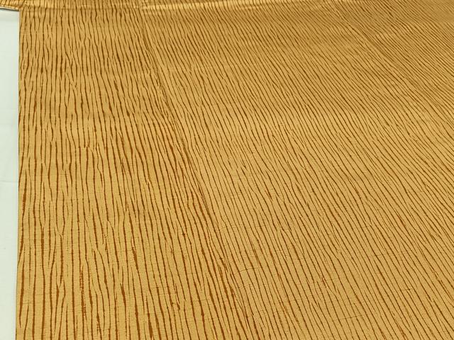 平和屋着物▽上質な小紋　単衣　紬地　変わり縞　正絹　逸品　AABG8771jh