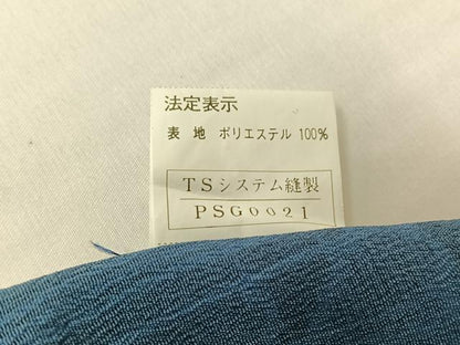 平和屋着物▽小紋 単衣 花蝶文 洗える着物 AABG8773jh