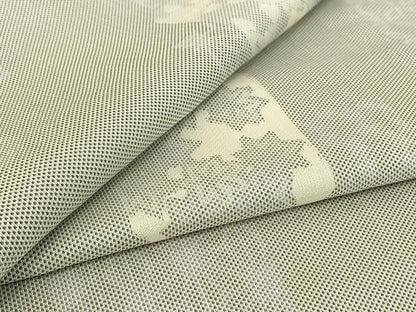 平和屋着物▽上質な紬 単衣 吉祥花文 正絹 逸品 AABG8775jh