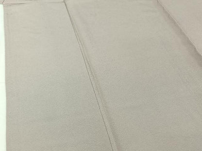 平和屋着物▽上質な色無地 単衣 灰桜色 正絹 逸品 AABG8797jh