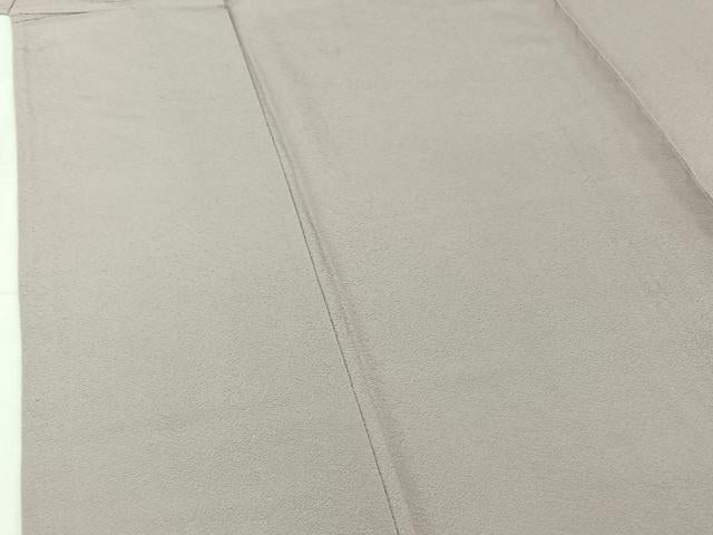 平和屋着物▽上質な色無地 単衣 灰桜色 正絹 逸品 AABG8797jh