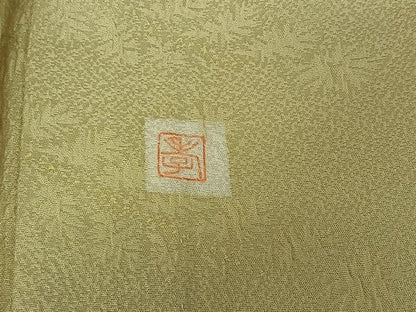 平和屋着物▽訪問着 単衣 作家物 手描き 辻が花 金彩 正絹 逸品 AABG8817jh