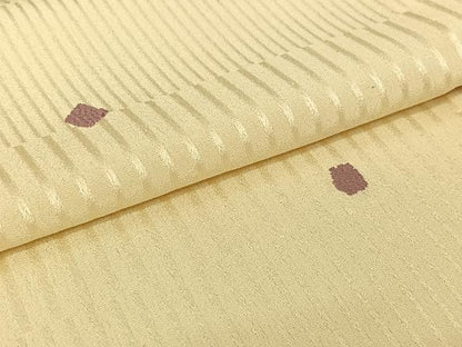 平和屋着物▽上質な小紋 単衣 箔散らし文様 正絹 逸品 AABG8836jh