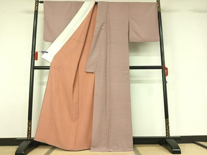 平和屋着物▽江戸小紋 単衣 角通し 正絹 逸品 AABG8841jh