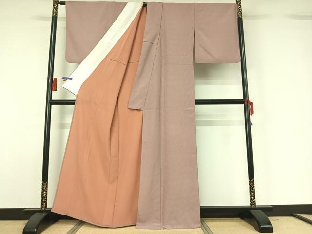 平和屋着物▽江戸小紋 単衣 角通し 正絹 逸品 AABG8841jh