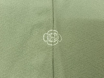 平和屋着物▽訪問着 単衣 駒刺繍 短冊花文 暈し染め 金彩 正絹 逸品 AABG8842jh
