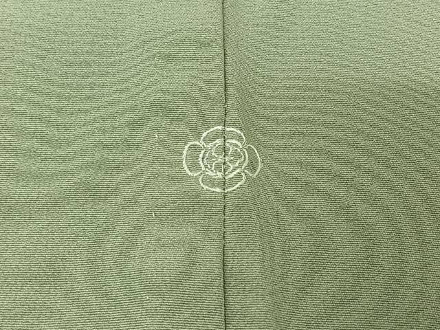平和屋着物▽訪問着 単衣 駒刺繍 短冊花文 暈し染め 金彩 正絹 逸品 AABG8842jh