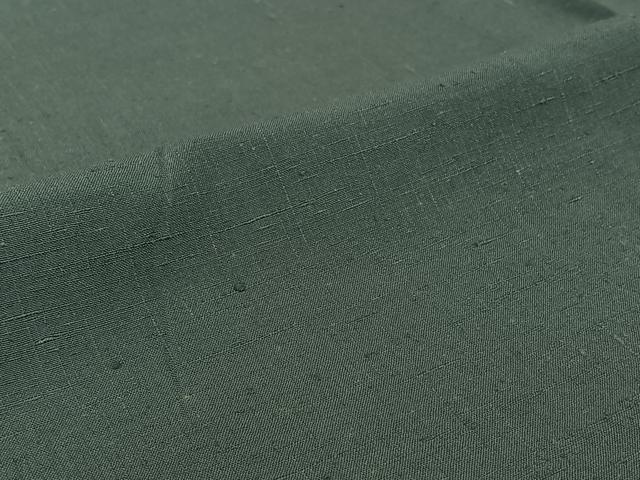 平和屋着物▽上質な紬 単衣 青碧色 正絹 逸品 AABG8863jh