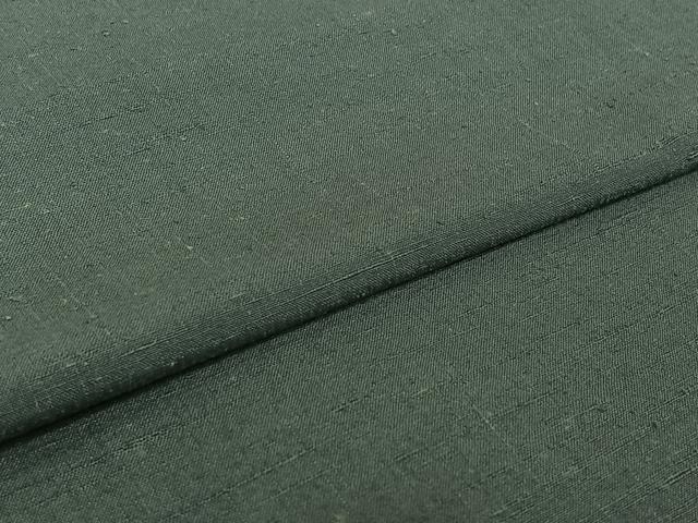平和屋着物▽上質な紬 単衣 青碧色 正絹 逸品 AABG8863jh