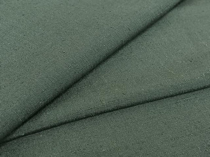 平和屋着物▽上質な紬 単衣 青碧色 正絹 逸品 AABG8863jh