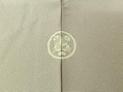 平和屋着物▽訪問着　単衣　幾何学文様　暈し染め　金糸　金彩　正絹　逸品　AABG8869jh