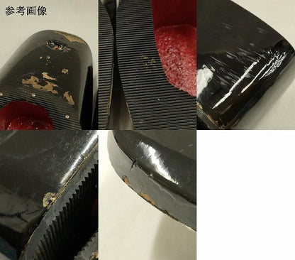 平和屋着物▼和装小物 下駄台 ぽっくり下駄 鶴亀 逸品 AABG8908ay