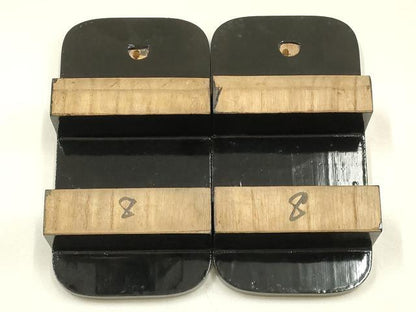 平和屋着物▼男性 和装小物 下駄台 黒 逸品 未使用 AABG8910ay