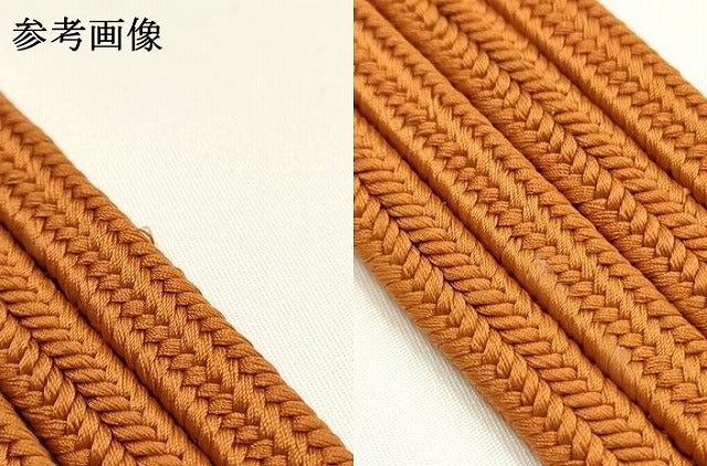 平和屋着物●極上　有職組紐道明　帯締め　冠組　代赭色　宮内庁御用　国立博物館御用　東京芸術大学御用 　逸品　AABG8947ay