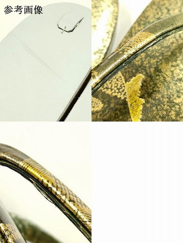 平和屋着物▼和装小物 和装草履 風景文 金彩 逸品 AABG8992ay