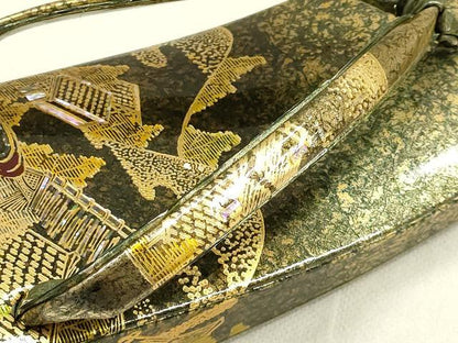 平和屋着物▼和装小物 和装草履 風景文 金彩 逸品 AABG8992ay