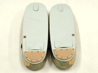 平和屋着物▼和装小物 和装草履 風景文 金彩 逸品 AABG8992ay