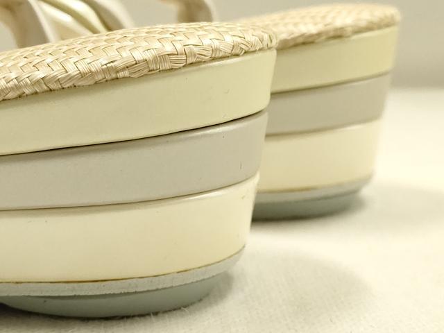 平和屋着物＊夏物　和装小物　草履　網代　岐阜 花形屋　逸品　AABG8998ay 平和屋着物＊夏物 和装小物 草履 網代 岐阜 花形屋 逸品 AABG8998ayの