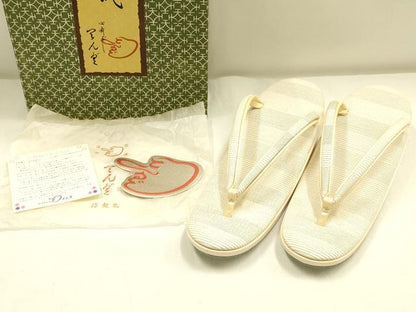 平和屋着物＊夏物 和装小物 心斎橋 てんぐ 草履 逸品 AABG8998ay