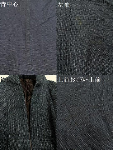 平和屋着物●男性　綿薩摩　100亀甲　総詰め　木綿　逸品　AABG9005ph