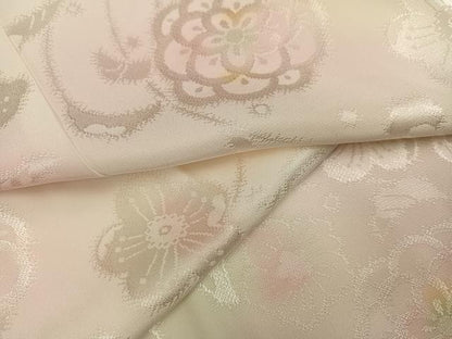 平和屋着物●振袖用長襦袢　無双仕立て　辻が花地紋　暈し染め　正絹　逸品　AABG9008ph
