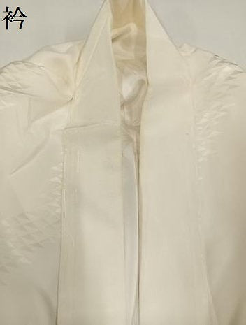 平和屋着物●長襦袢　袷　手描き　花鳥文　正絹　逸品　AABG9012ph