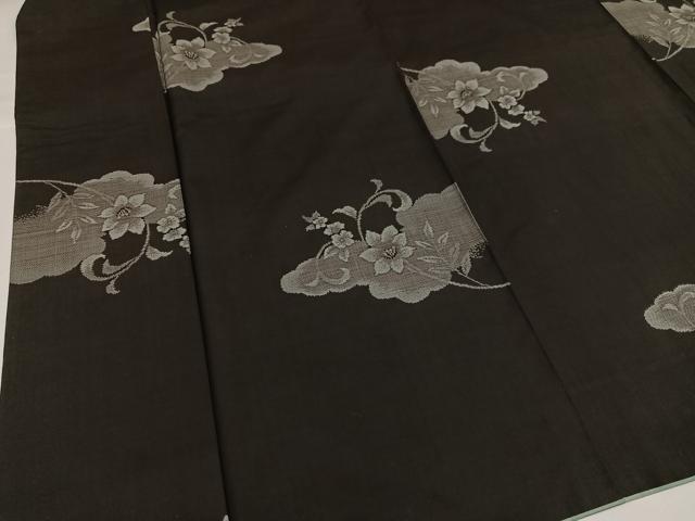 平和屋着物●本場大島紬　カタス9マルキ　地空き　総絣　花唐草雲文　正絹　逸品　AABG9014ph