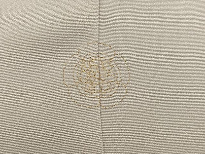 平和屋着物●訪問着　友禅　駒刺繍　松竹梅文　金彩　正絹　逸品　AABG9026ph