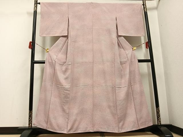 平和屋着物●上質な小紋　霞文　暈し染め　正絹　逸品　未使用　AABG9027ph