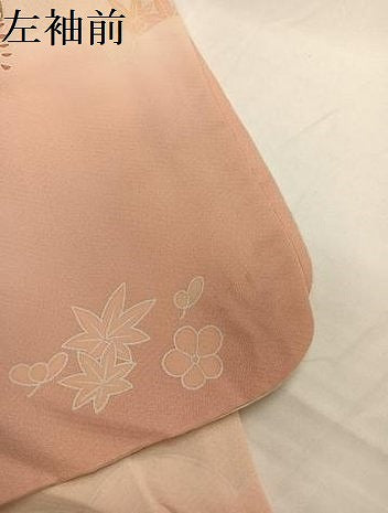 平和屋着物●訪問着　友禅　刺繍　花車文　暈し染め　金彩　正絹　逸品　AABG9030ph