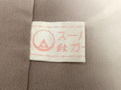 平和屋着物●お召　更紗唐草文　鈴乃屋扱い　正絹　逸品　AABG9040ph