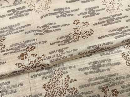 平和屋着物●創業460年・千總　訪問着　草花文　金彩　たとう紙付き　正絹　逸品　AABG9041ph