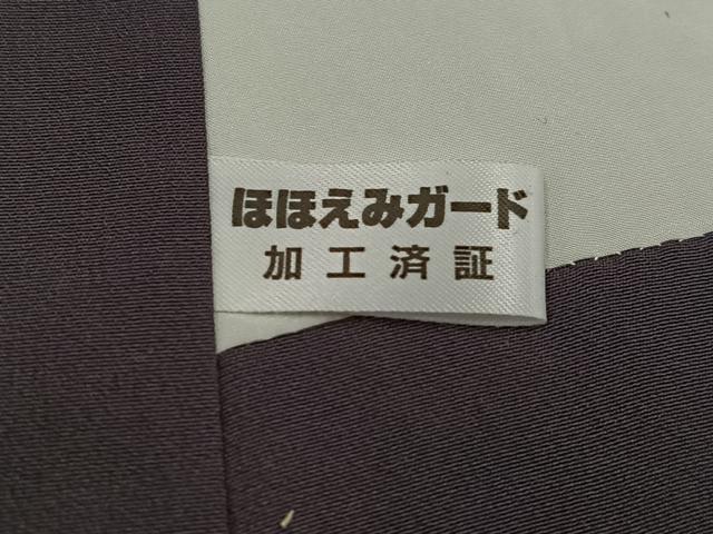 平和屋着物●花織　訪問着　作家物　蔦の葉文　金彩　正絹　逸品　AABG9043ph