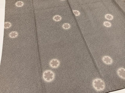 平和屋着物●上質な小紋　雪輪文　ますいわ屋扱い　正絹　逸品　AABG9045ph
