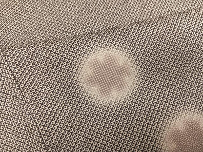 平和屋着物●上質な小紋　雪輪文　ますいわ屋扱い　正絹　逸品　AABG9045ph