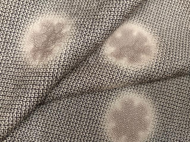 平和屋着物●上質な小紋　雪輪文　ますいわ屋扱い　正絹　逸品　AABG9045ph