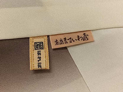 平和屋着物●上質な小紋　雪輪文　ますいわ屋扱い　正絹　逸品　AABG9045ph