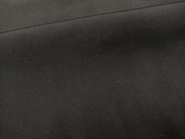 平和屋着物●男性　黒紋付　正絹　逸品　AABG9057ph