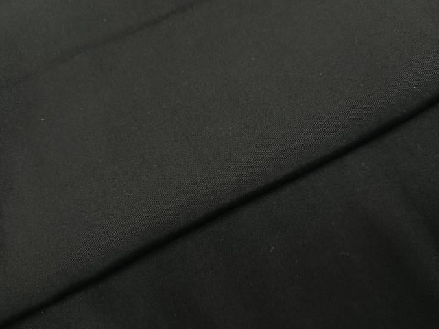平和屋着物●男性　黒紋付　正絹　逸品　AABG9057ph